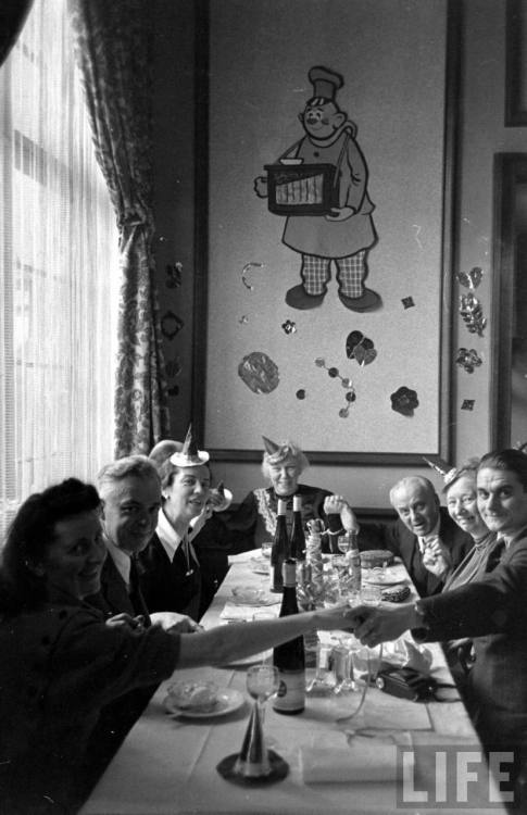 The party hats are out in West Germany(Walter Sanders. 1949)