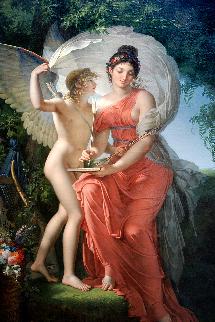 loumargi:  Charles Meynier - Erato, Muse of Lyric Poetry 1798-1800