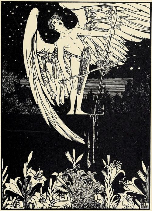 Ephraim Moses Lilien, Auf zarten Saiten (1900)  