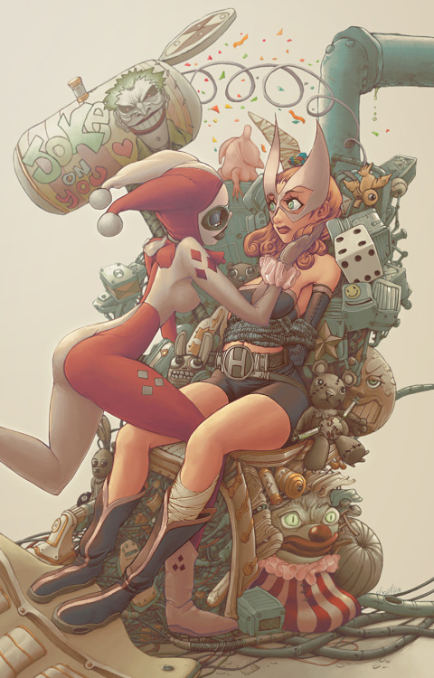 hatebunnyoncomics:  Weekly20110309 - Elsevilla by *StMan *whisper* Huntress’ costume is purple, dawg *whisper* 