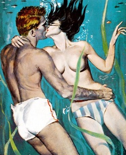 vintagegal:  Cover illustration for Kiss