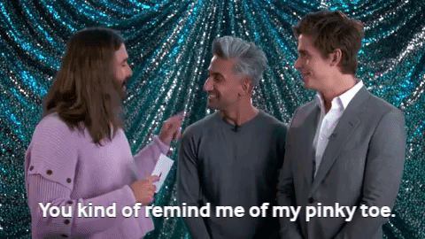 mccoyquialisms:  eva-cadeau:  The Fab Five try to charm each other, and Jonathan’s out here wi