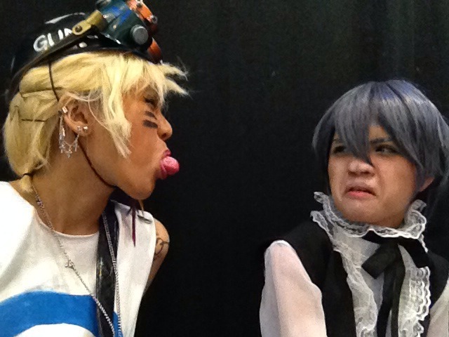 foxrots:  a collection of selfies taken as Tank Girl from yesterday (the captions