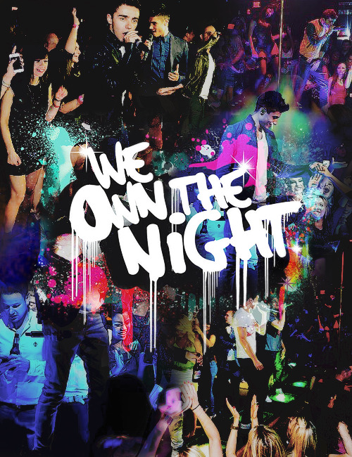  The Wanted "We Own The Night" Poster                         