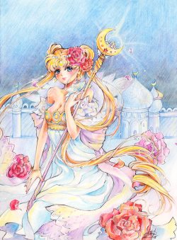 welovesailormoon:  Princess Serenity by ~Princess—Ailish 