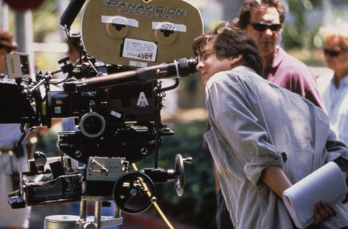 pickledelephant:
“ Cameron Crowe while filming Almost Famous (2000)
”