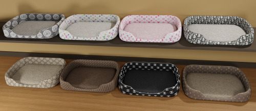 Large Designer Pet Bed*Patron requested*• 8 Swatches!DOWNLOADPatreon early access - Public 9th Feb.D