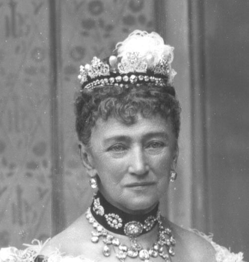 theimperialcourt:  Details of the jewels of Queen Alexandra of the United Kingdom, Queen Louise of Denmark and The Princess Royal, Duchess of Fife née Princess Louise of Wales at the wedding of the future King George V of the United Kingdom, 1893 