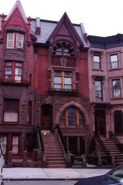 mcmxxxlll:  176 St John’s Pl. Park Slope, Brooklyn. Victorian Gothic Row House 