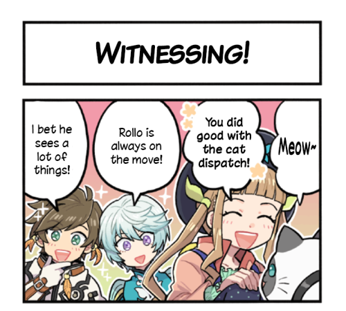 tales-of-asteria:As-yon! The Tales of Asteria 4koma#168: Witnessing!Artist: Kirai YuuTranslation &am