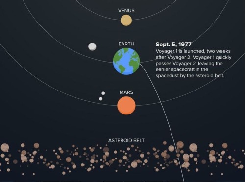 futurist-foresight:  sixpenceee:36 Year Path of Voyager(Source)  Voyagers trajectory.