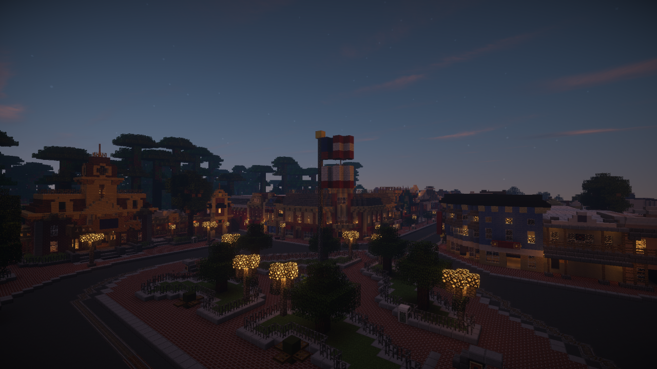 disneylandminecraftia:  Disneyland at Dawn 