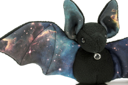 beezeeart: Due to popular demand, two new galaxy bats are up in my store. One is made of anti-pill f