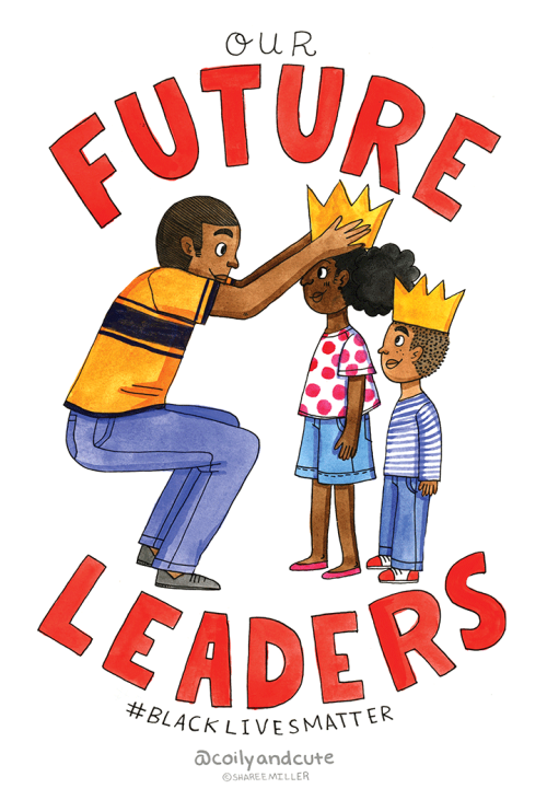Today we celebrate Black leadership for Black Futures Month. This charming poster was created by Sha