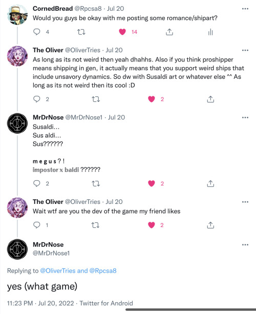 So Uh Get Ready Haha Also @olirian Im Putting You On Blast For This Conversation With MrDrNose/EternityDev.