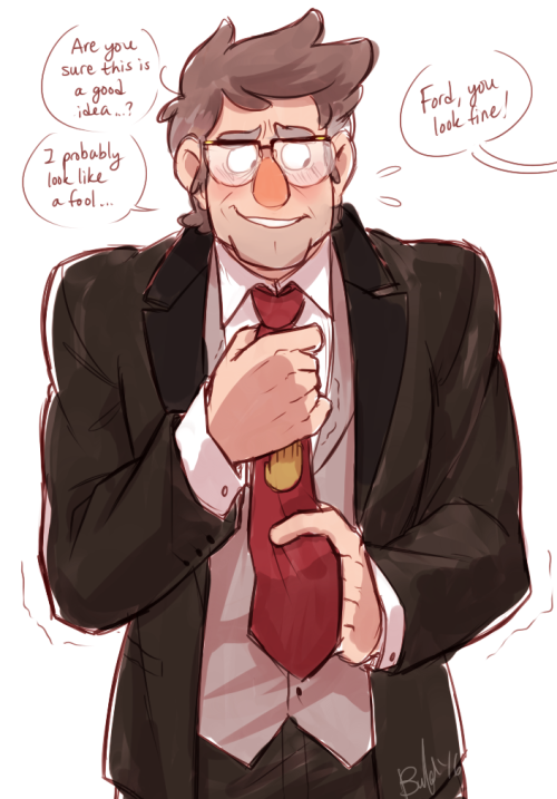 bechnokid:A thing I drew last night! Thought I’d draw Ford again in his suit from a previous post. H