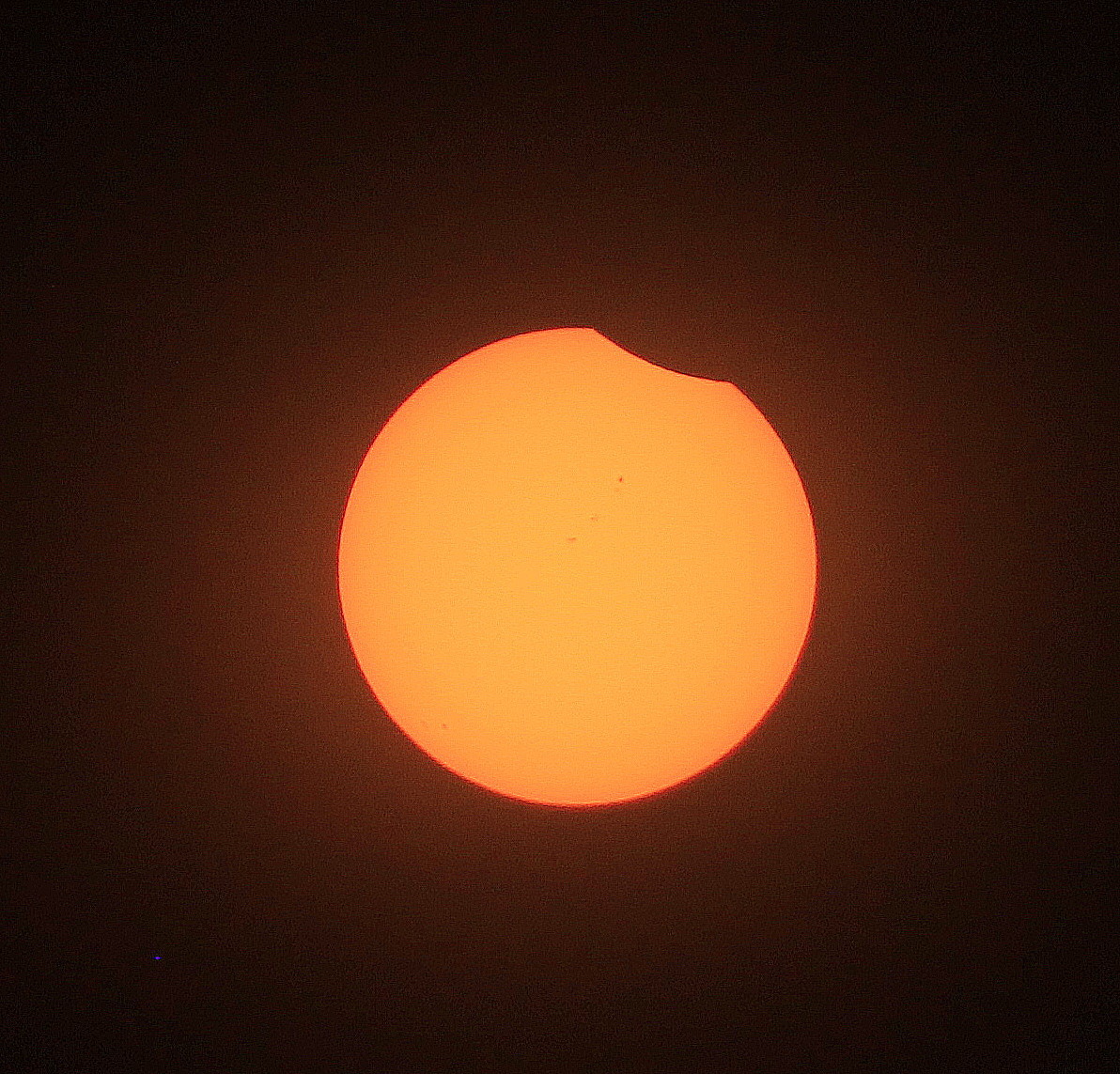 Solar Eclipse from Central Florida. It was 82...