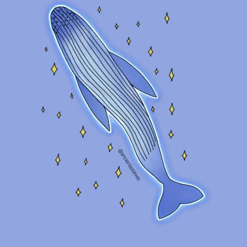 Whale Channeled Spiritual Art