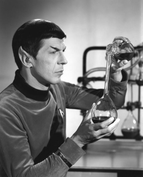 gar-trek:beyondspock:Spock modeling for Starfleet’s Science Officer of the Year calendar yes B)