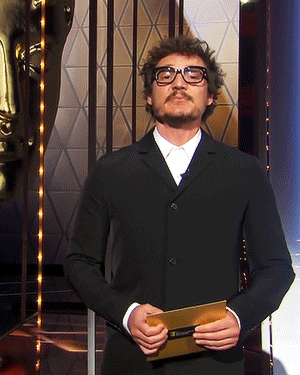 agent-whisky: Pedro Pascal presenting Best Film Not in the English Language at the BAFTA Awards 2021