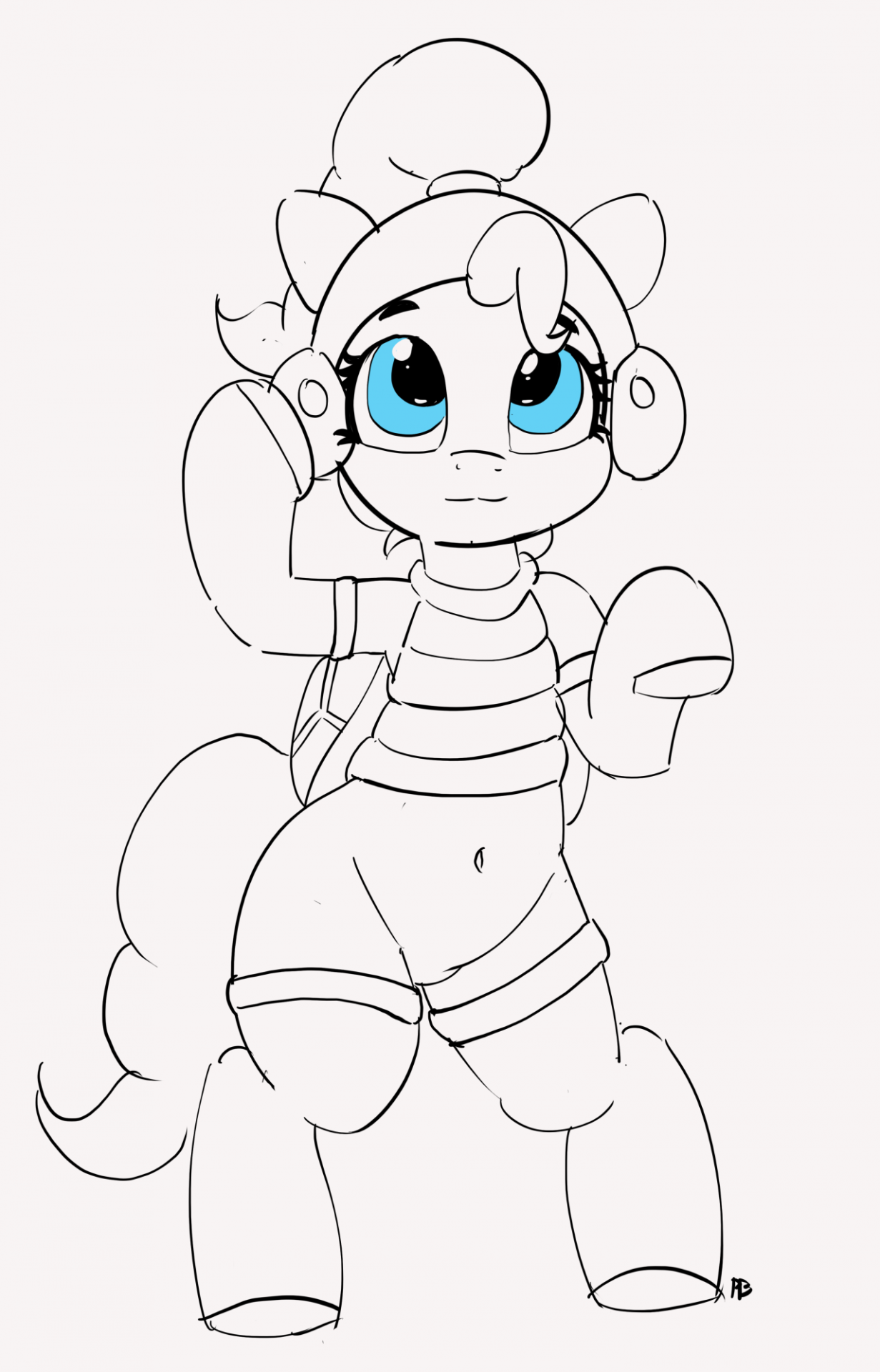 30minchallenge:Daww, it’s a Ponka cosplaying as a Koopa! Look at that turtle backpack!Thank