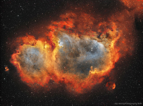 Glowing Elements in the Soul Nebula : Stars are forming in the Soul of the Queen of Aethopia. More s