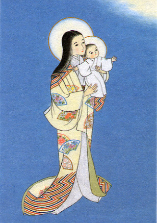 lesbiantrad:sarajevski:haikara-nippon:日本的なマリア像Japanese-style depictions of the Virgin Mary東京カルメル会Car