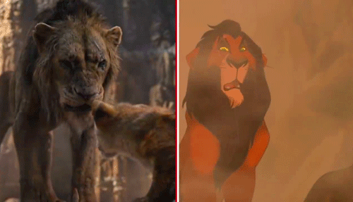ankle-beez:agentsokka:The Lion King Official Trailer Comparison - 2019 vs 1994