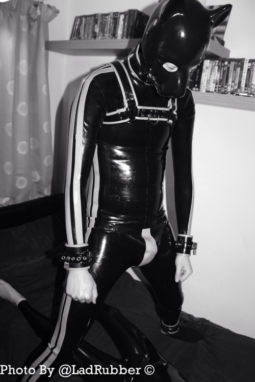 gomapup:  boundinrubber:  bewilderbeast-petboy:  thegayfetishlover:  rubberboi92:  Photos from PupGizmos visit :-) such a good weekend! Tons of rubber and great company! :)  Stunning rubber guy!  aww so cuute  Such cute pups!  The green on the suit and