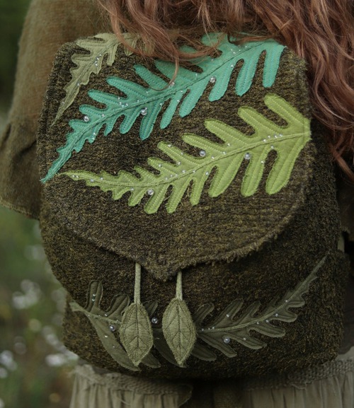 sosuperawesome:BackpacksGaia Gombaek Clothing on Etsy Backpacks for a Hobbit