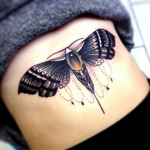 moth tattoo