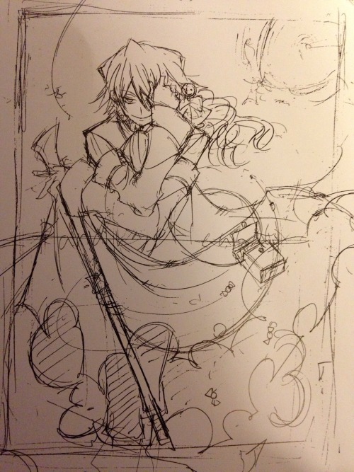 pandoraheartsposter:Sketches from pandora hearts art book