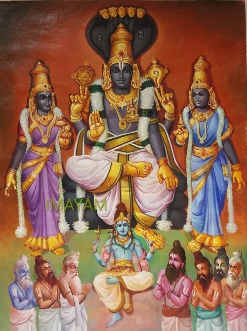 Vishnu Lakshmi and Bhumi of Thiruvazhmarban Temple, also known as Sri Kuralappa Perumal Temple 