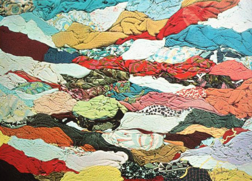 vuls:  Menashe Kadishman, Cloths 1 1973-4