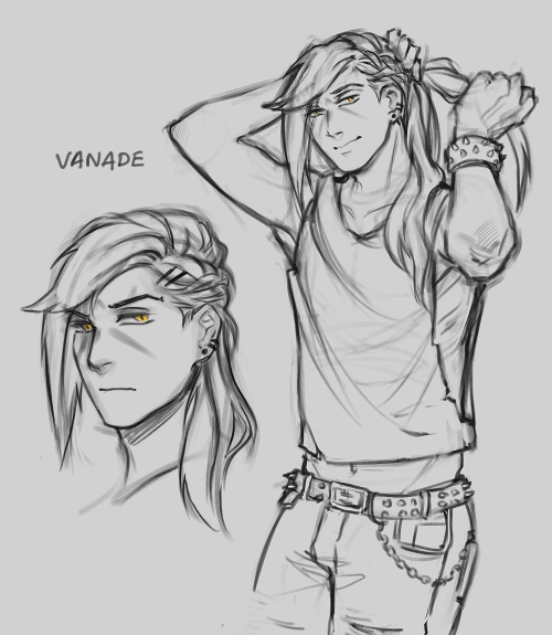 sparkofthemachine:  long hair + a liiittle more emo/punk… Dead Orbit Crow, basically lol