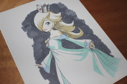 Halexxxme:hi, A Late Marker Quicksketch, This Time Rosalina From Mario (Ssb4)…