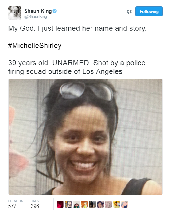 blackmattersus:   One more victim of police brutality.  According to the information