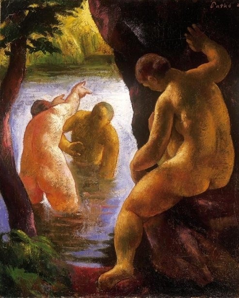 msbehavoyeur: Bathers ~  Karoly Patko