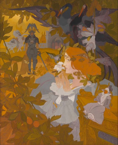 Art by Georges de Feure (1896 c) - “The Fairy Caprice.”