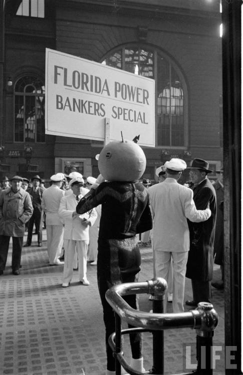 Florida Power welcomes bankers(Alfred Eisenstaedt. 1949)