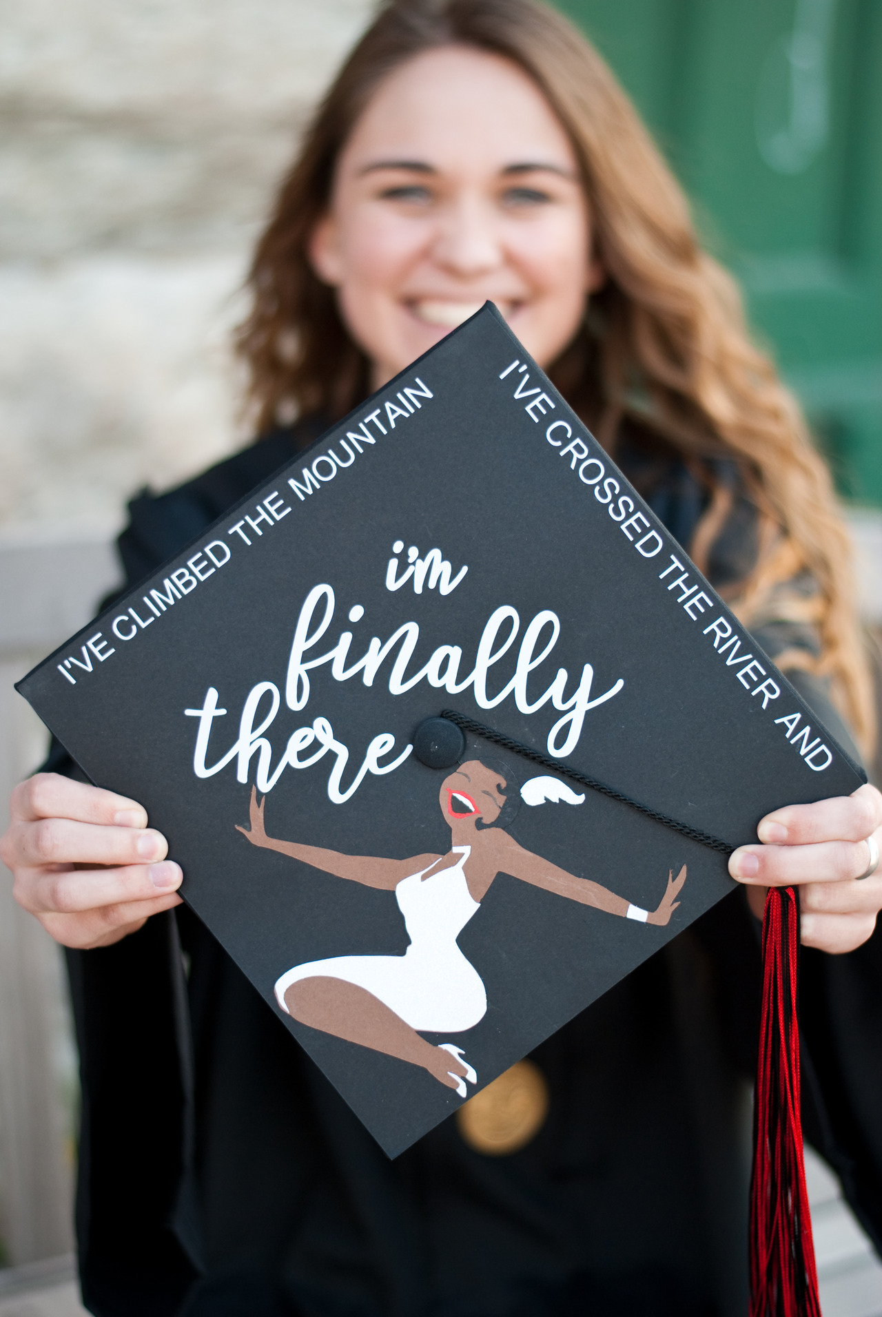 clever girl grad cap