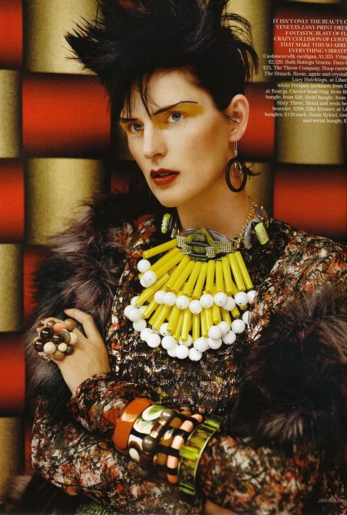 onthecoverofamagazine: CULTURED CLASH | Vogue UK septiembre 2011Mod: Stella TennantFoto: Javier Vall