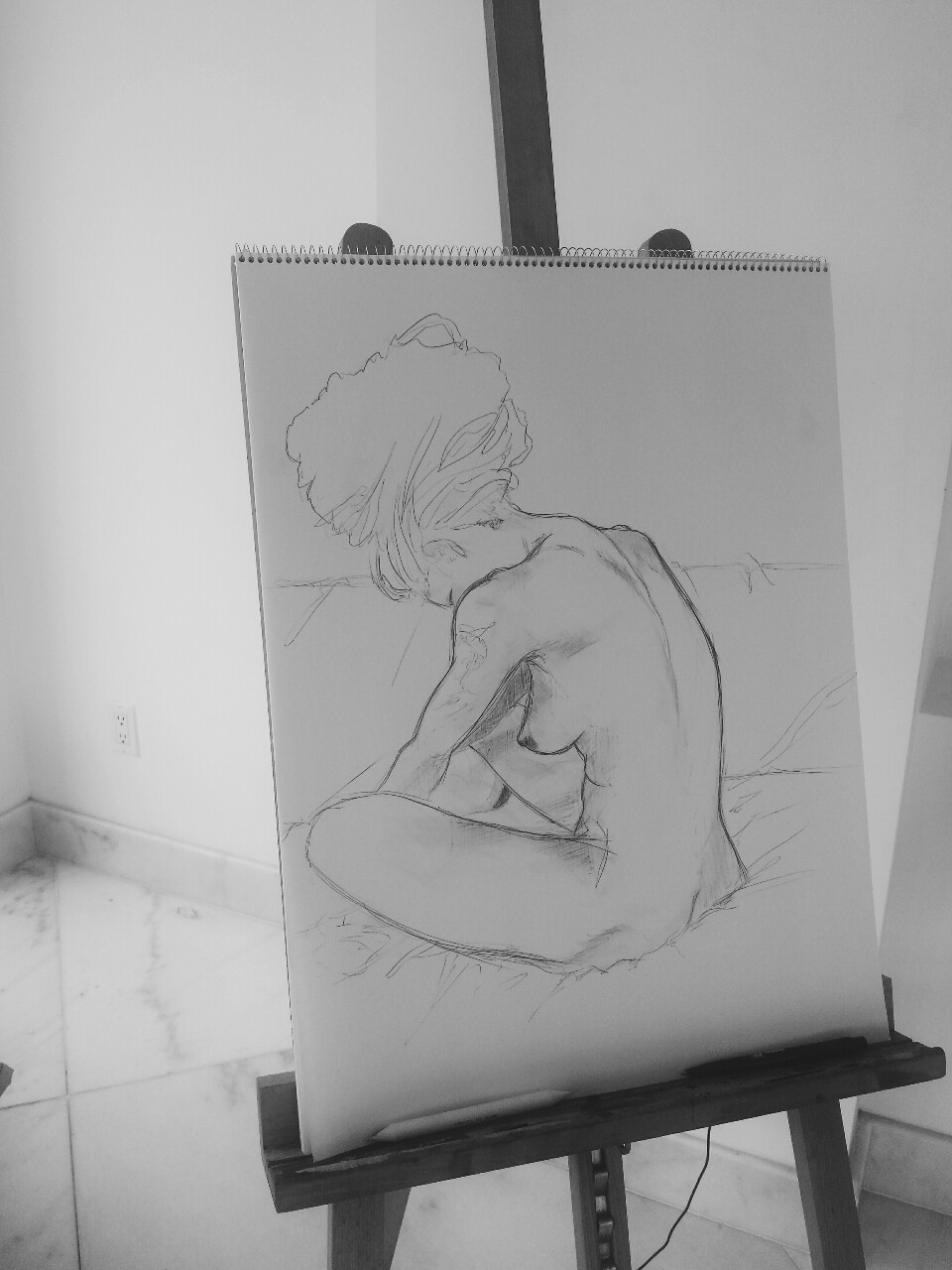 mpr1m3:Myslef (@markusprime_) sketching Beautiful session with @blacklorelei7 shots