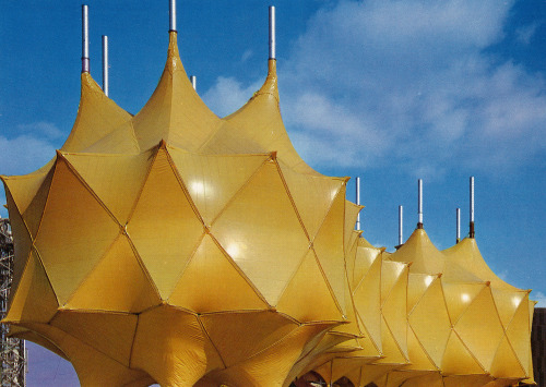 my-life-in-the-bush-of-ghosts: Pavilions at Expo ‘70, Osaka.