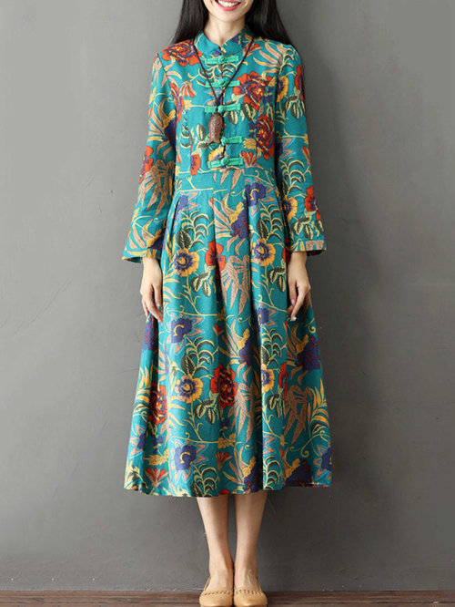 suda-fan: Vintage Floral Chinese Stlye Dresses For Women! 1)   Drawstring Hoodie With Skirts Su