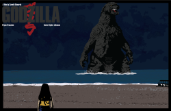 fuckyeahmovieposters:  Godzilla by Dimitri Frudakis