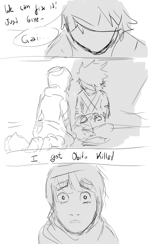 A Quick Sad Comic To Go Along My Last Kakagai Week Piece