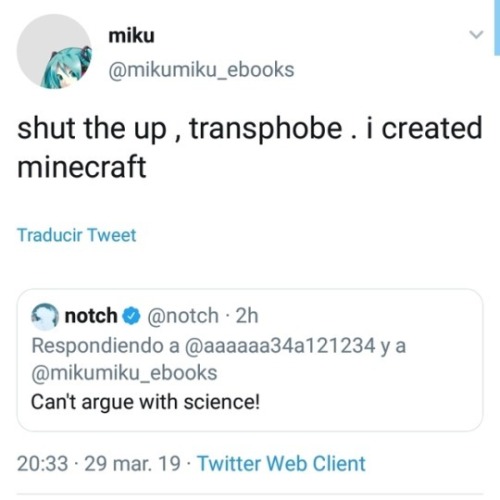 MIKU CREATED MINECRAFT
