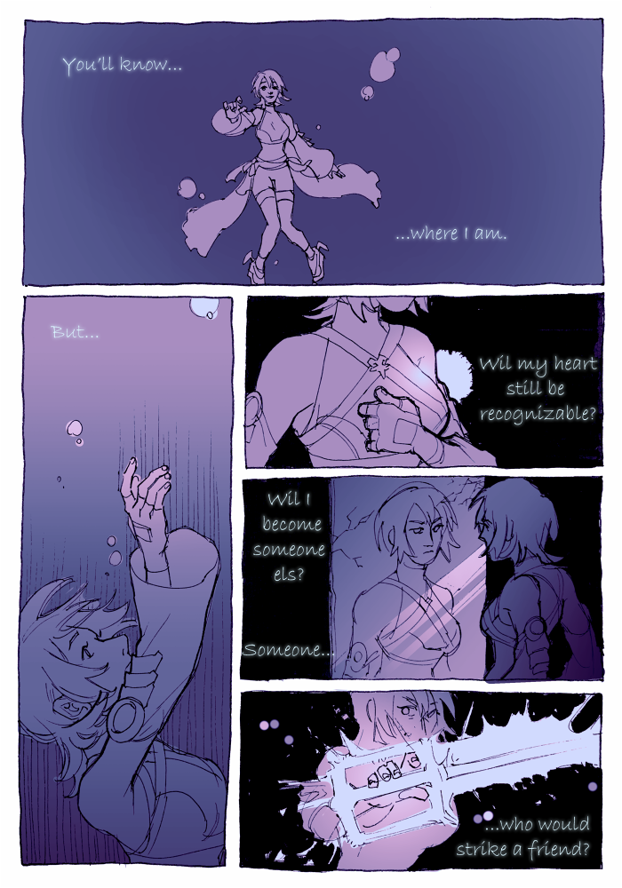 ueeyasu:  a short aqua comic from twitter. some post .2 pre kh3 thoughts, yknow?