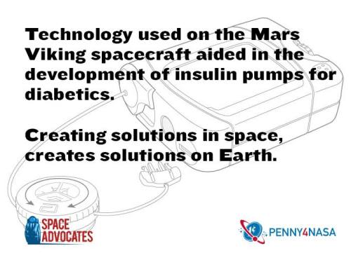 pennyfournasa: Creating solutions for space, creates solutions on Earth. Many of NASA’s s